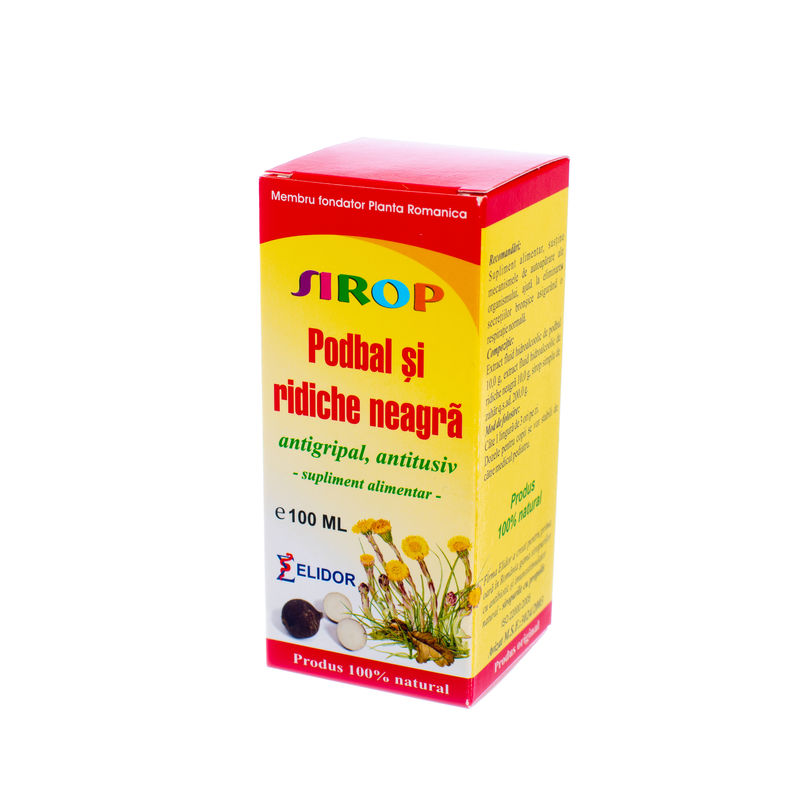 Combinația dintre podbal și ridichea neagră acționează sinergic pentru calmarea tusei iritative, reducerea inflamației și  detoxifiere.